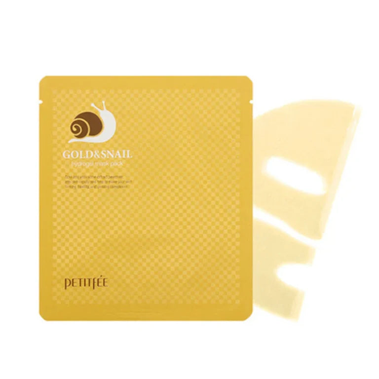 Petitfee - Gold & Snail Intensive Hydrogel Mask Pack, 30g, 1 piece - Feel You