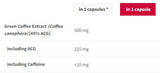 Green Coffee Extract 500 mg - 90 капсули - Feel You