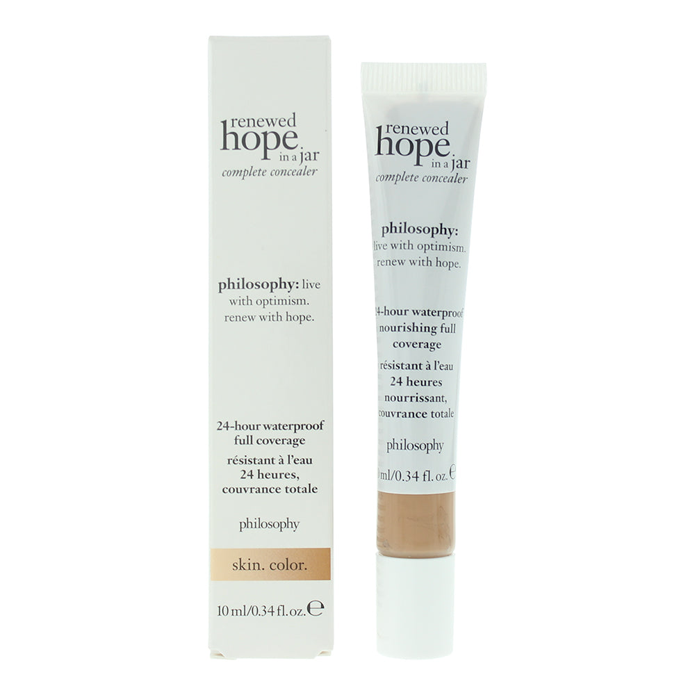 Philosophy, Renewed Hope In A Jar, Waterproof, Full Coverage, Liquid Concealer, 6.5, Tan, 10 ml - Feel You