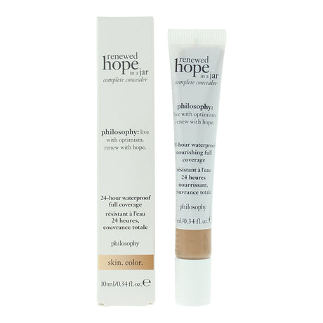 Philosophy, Renewed Hope In A Jar, Waterproof, Full Coverage, Liquid Concealer, 6.5, Tan, 10 ml - Feel You