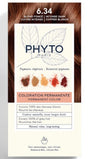 Phyto, Color Kit Coloration, Permanent Hair Dye, 6.34 Intense Dark Copper Blonde, 1 pcs - Feel You