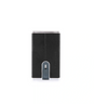 Piquadro, Black Square, Leather Card Holder, Square Sliding System, PP4825B3R, Black, For Men - Feel You