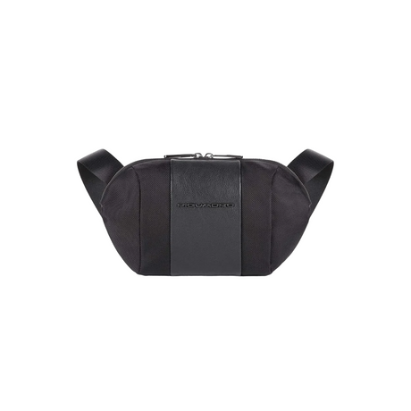 Piquadro, Bum, Textile Crossbody Bag, Black, CA5479BR2, 28 x 16 x 6cm, For Men - Feel You