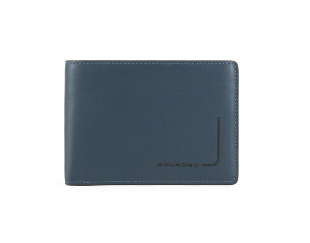 Piquadro, Collezione , Leather Wallet, Key holder, PU257PQJR, Blue, For Men - Feel You