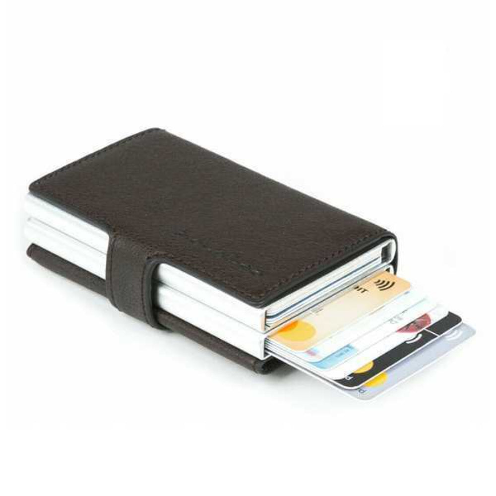 Piquadro, Dafne, Leather Wallet, Cardholder, Brown, For Men - Feel You