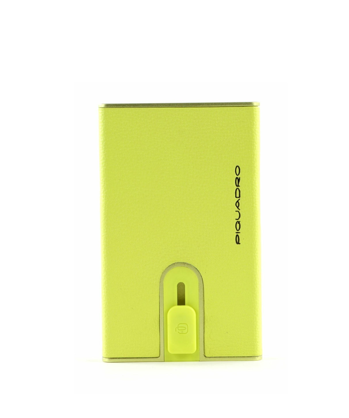 Piquadro, Empire, Leather Card Holder, Square Sliding System, PP4825EMR-3, Green, For Men - Feel You
