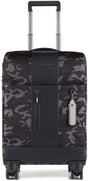 Piquadro, Four-Wheel, Cabin Textile Trolley, Camouflage - Feel You