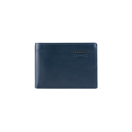 Piquadro, Obidos, Leather Wallet, Slim, PU4823W110R, Navy Blue, For Men - Feel You