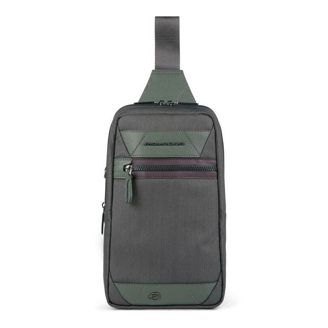 Piquadro, Piquadro, Leather Backpack, Military Green, Sling Bag, For Men - Feel You