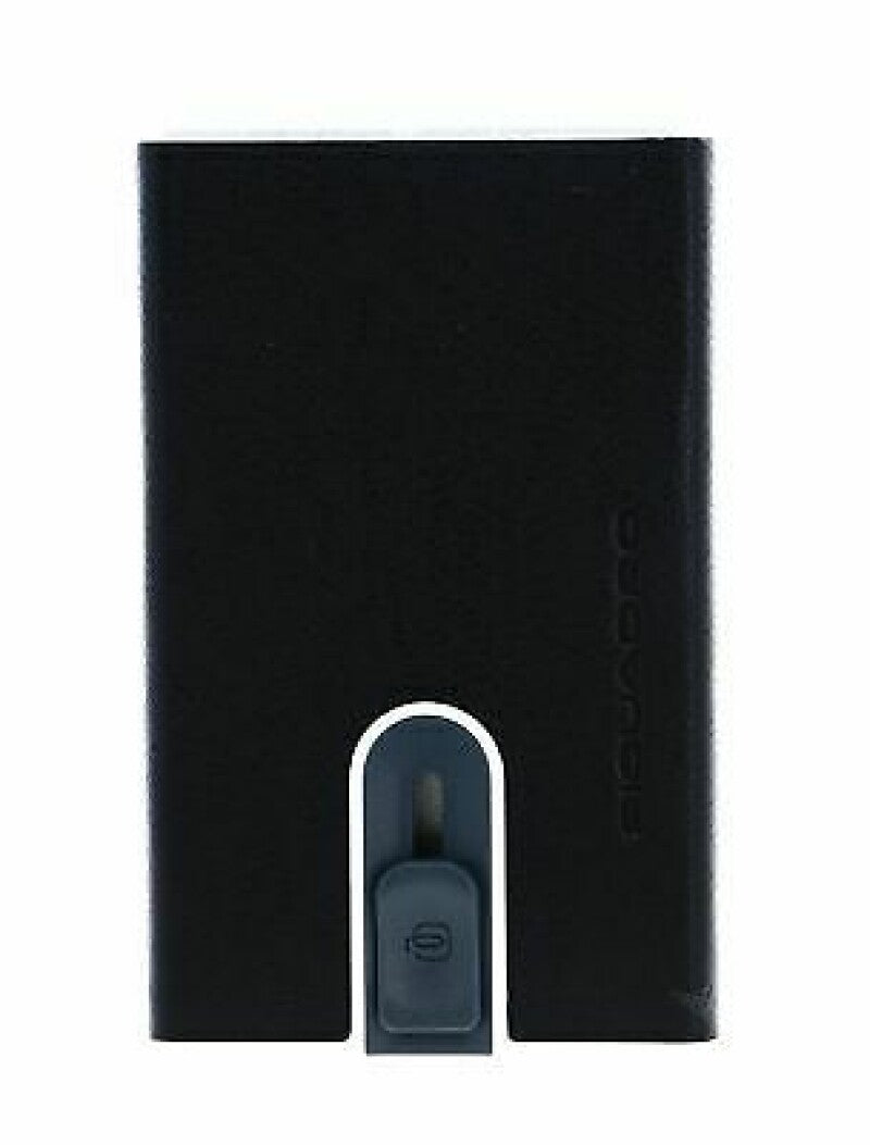 Piquadro, Piquadro, Leather Card Holder, PP5358B3R, Black, Unisex - Feel You