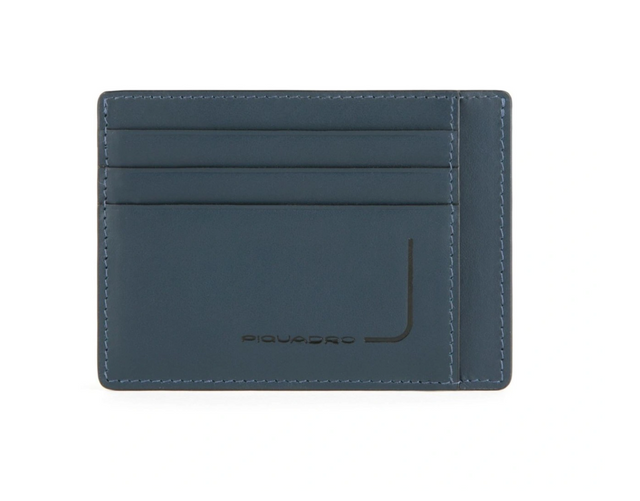 Piquadro, Piquadro, Leather Card Holder, RFID Anti-Fraud Protection, For Men - Feel You