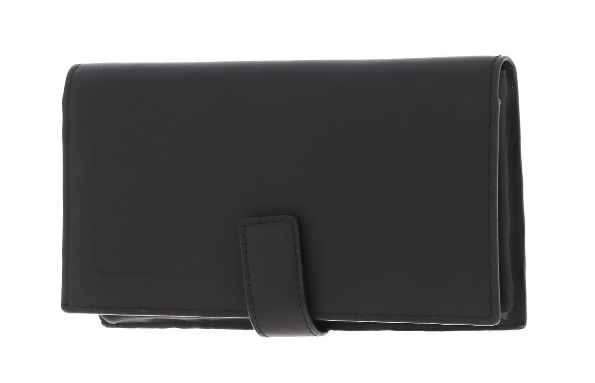 Piquadro, Piquadro, Leather Wallet, Phone Holder, 42023100, Black, For Men - Feel You