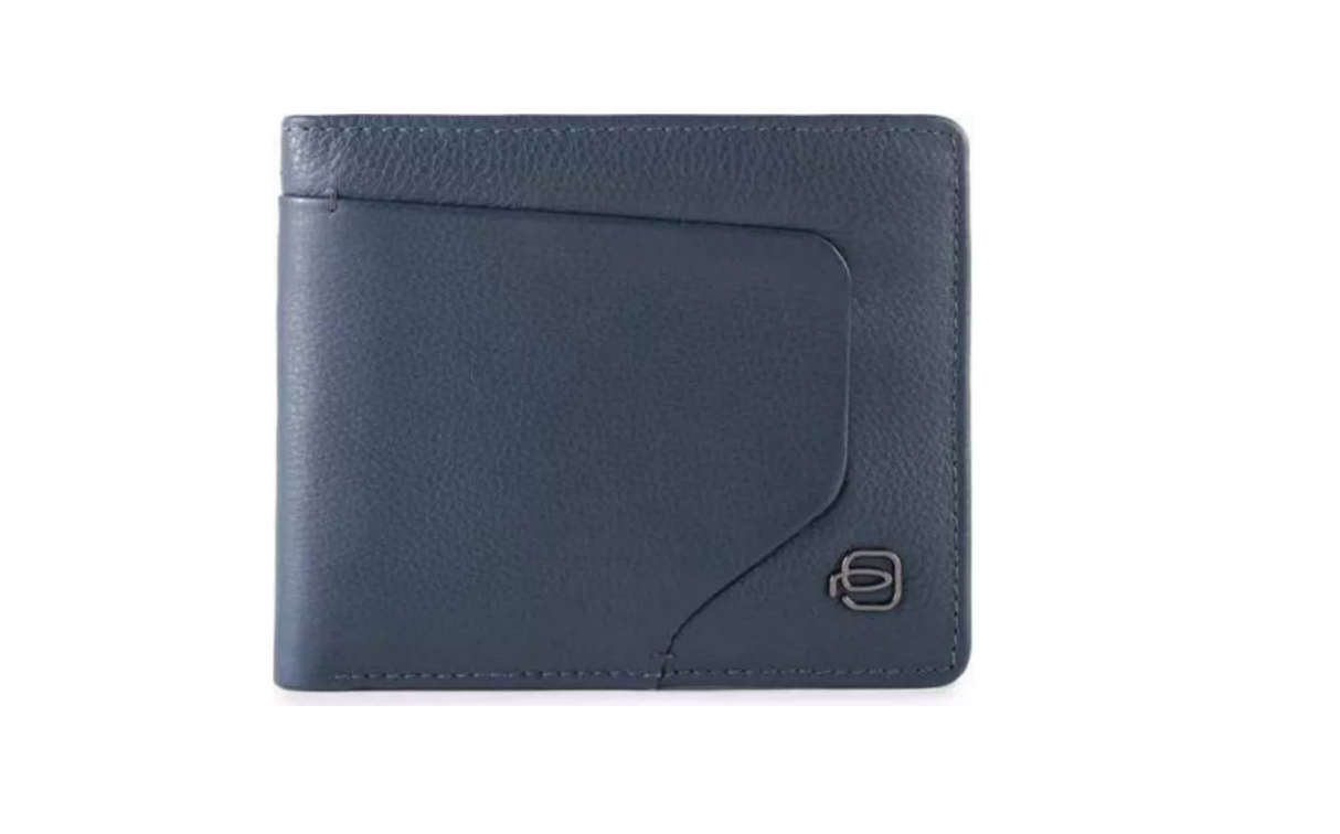 Piquadro, Piquadro, Leather Wallet, Pu4518Aor, Blu Oltremare, For Men - Feel You