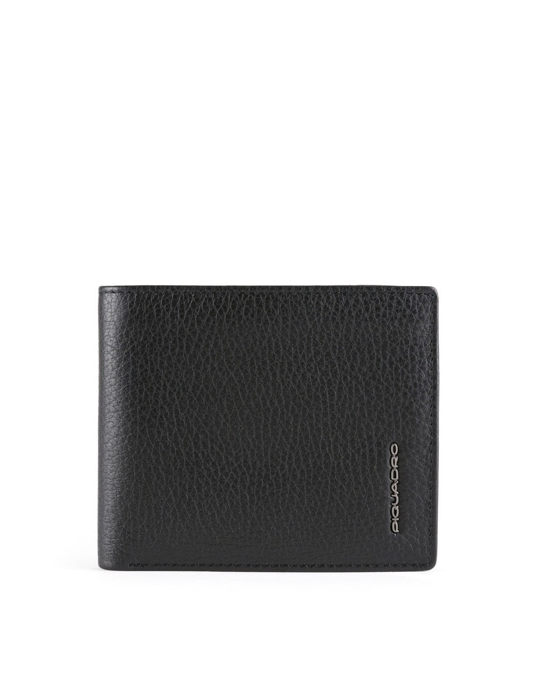 Piquadro, Piquadro, Leather Wallet, With Zipped Coin Pocket, Black, For Men - Feel You