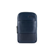Piquadro, Piquadro, Phone Organizer, Leather Crossbody Bag, Blue, 18 x 12 x 2.50 cm, For Men - Feel You