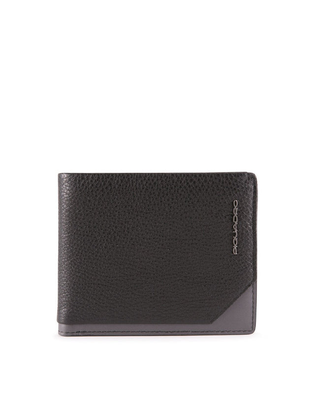 Piquadro, Tallin, Leather Wallet, 42023100, Black, For Men - Feel You