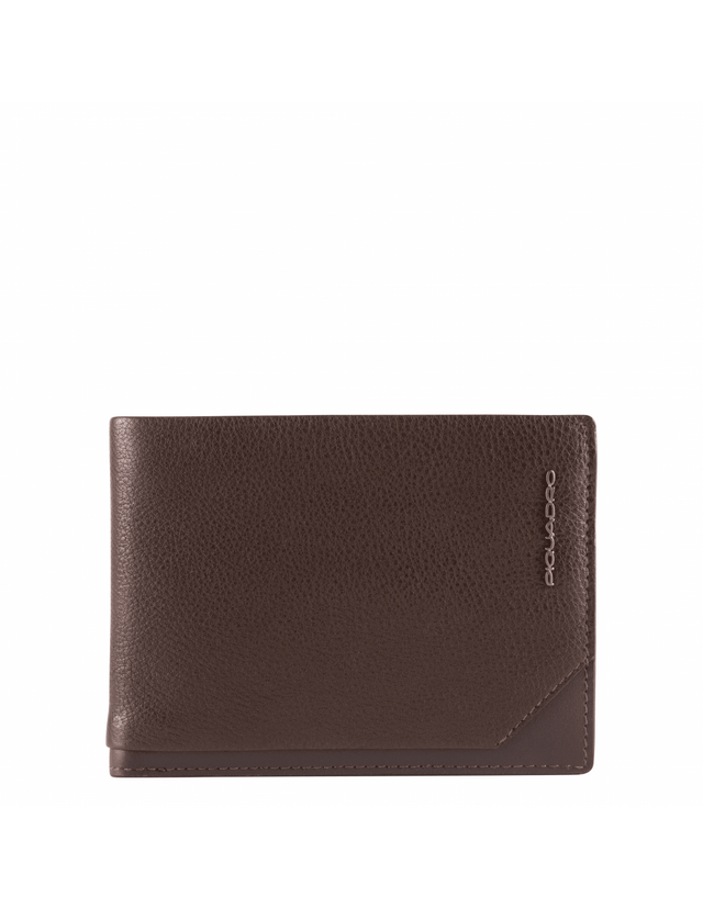 Piquadro, Tallin, Leather Wallet, Key holder, Brown, For Men - Feel You