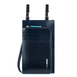 Piquadro, Tasche, Leather Crossbody Bag, Blue, 11.5 x 19 x 2 cm, For Men - Feel You