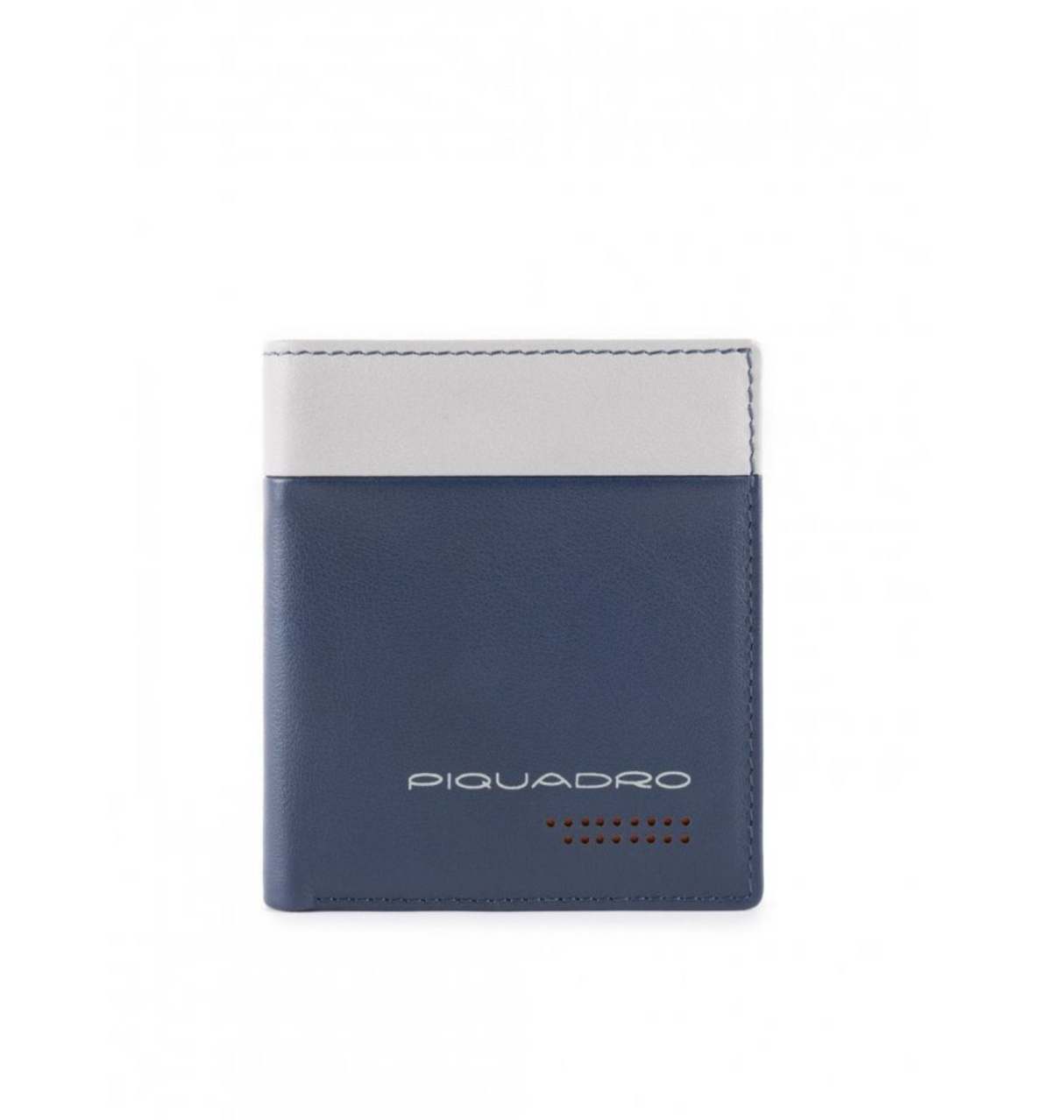 Piquadro, Urban, Leather Wallet, Credit Card Case, In Blue Grey, For Men - Feel You