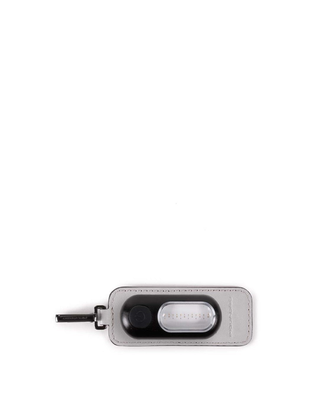 Piquadro, Wearable, Leather Keyring, AC562ORS/GR, Grey - Feel You