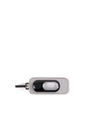 Piquadro, Wearable, Leather Keyring, AC562ORS/GR, Grey - Feel You