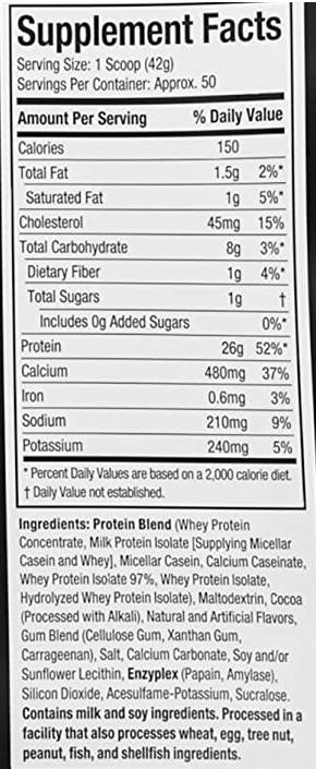 Platinum 8-Hour Protein | Phase-8 - 2090 грама - Feel You