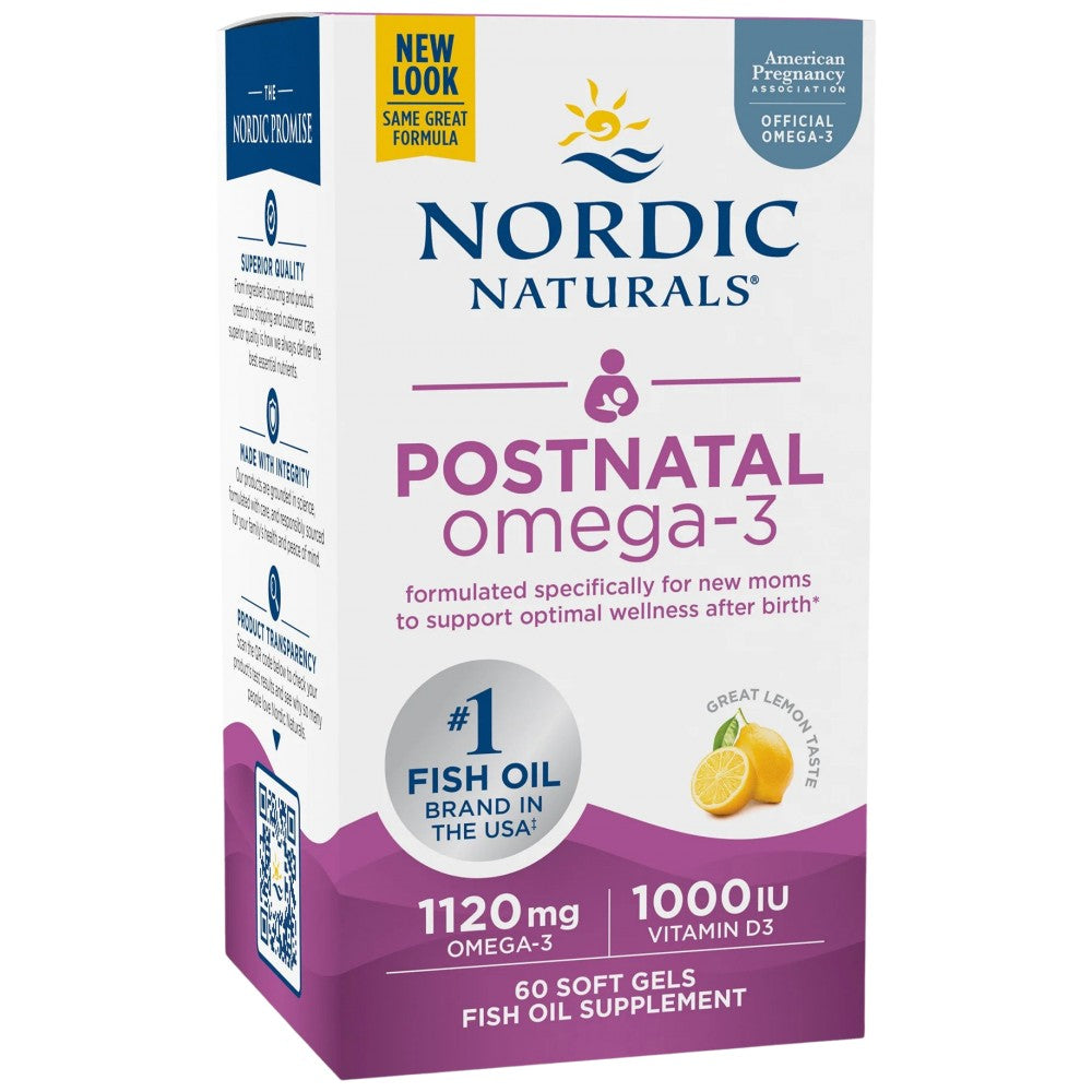 Postnatal Omega-3 - 60 Гел капсули - Feel You