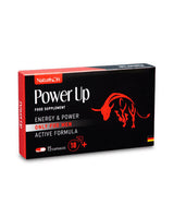Power Up L-аргинин, Tribulus terrestris – Енергия, Жизнен Тонус, Активен Начин на Живот – 15 Капсули - Feel You