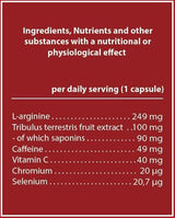 Power Up L-аргинин, Tribulus terrestris – Енергия, Жизнен Тонус, Активен Начин на Живот – 15 Капсули - Feel You