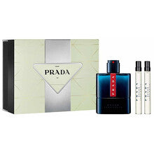 Prada - Luna Rossa Ocean Gift set EDT 100 ml and miniature EDT 2 x 10 ml - 100ml - Feel You