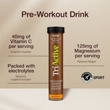 Pre-Workout Electrolyte Effervescent Mango 20 Tablets - Feel You