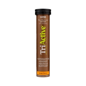 Pre-Workout Electrolyte Effervescent Mango 20 Tablets - Feel You