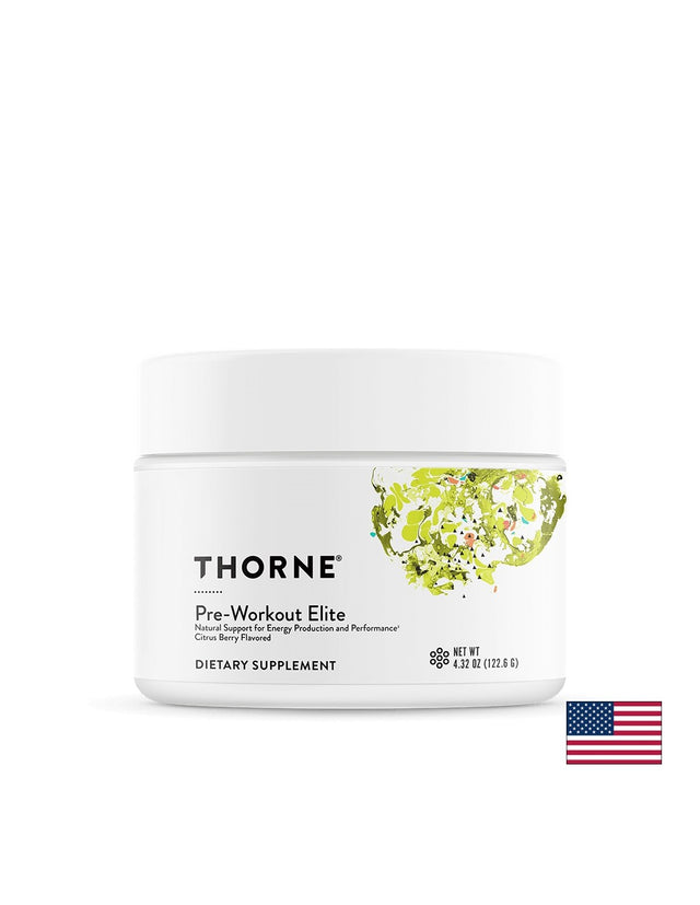 Pre-Workout Elite - Формула в подкрепа на енергийния метаболизъм, 122.6 g прах с аромат на цитрусови плодове - Feel You