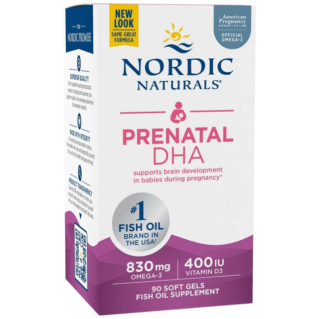Prenatal DHA 830 mg | With 400 IU D3 - 90 Гел капсули - Feel You