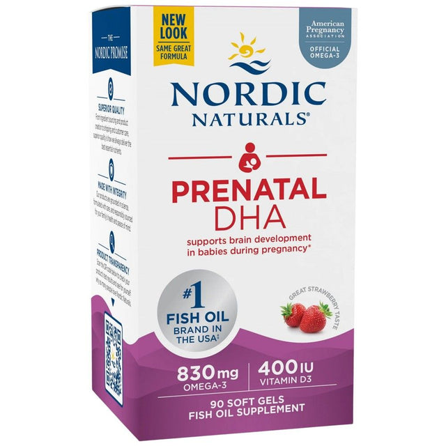 Prenatal DHA 830 mg | With 400 IU D3 - 90 Дъвчащи гел капсули - Feel You