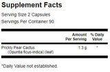 Prickly Pear Cactus Opuntia 650 mg 180 капсули - Feel You