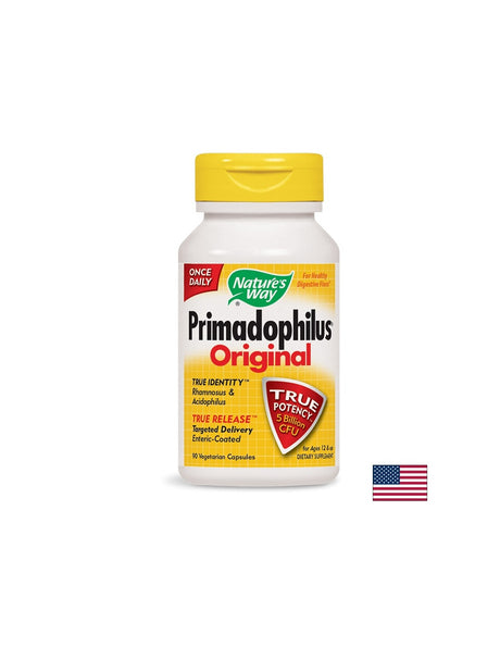 Primadophilus Original - Примадофилус Original 5 млрд. активни пробиотици, 90 капсули Nature’s Way - Feel You