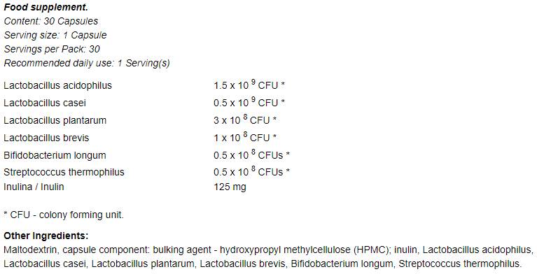 Probiotic 6+ 30 Таблетки - Feel You