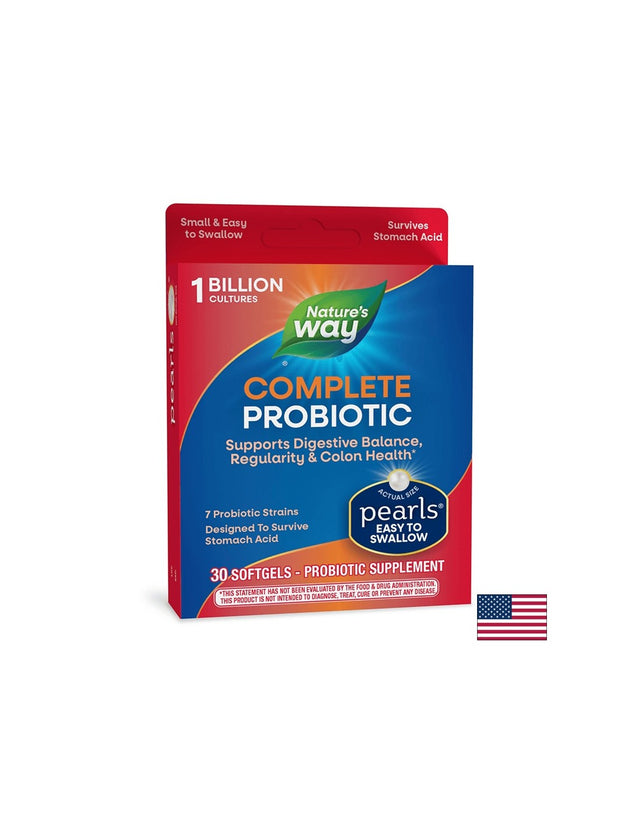 Probiotic Pearls Complete Digestive Health / Пробиотик за добро храносмилане,  30 софтгел капсули Nature’s Way - Feel You