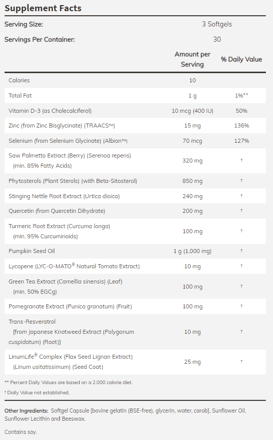 Prostate Health - 90 Гел капсули - Feel You