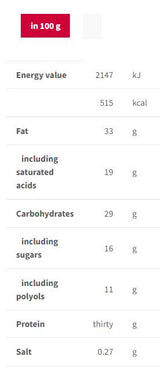Protein Bar 30% | No Added Sugars - 24 x 46 грама - Feel You