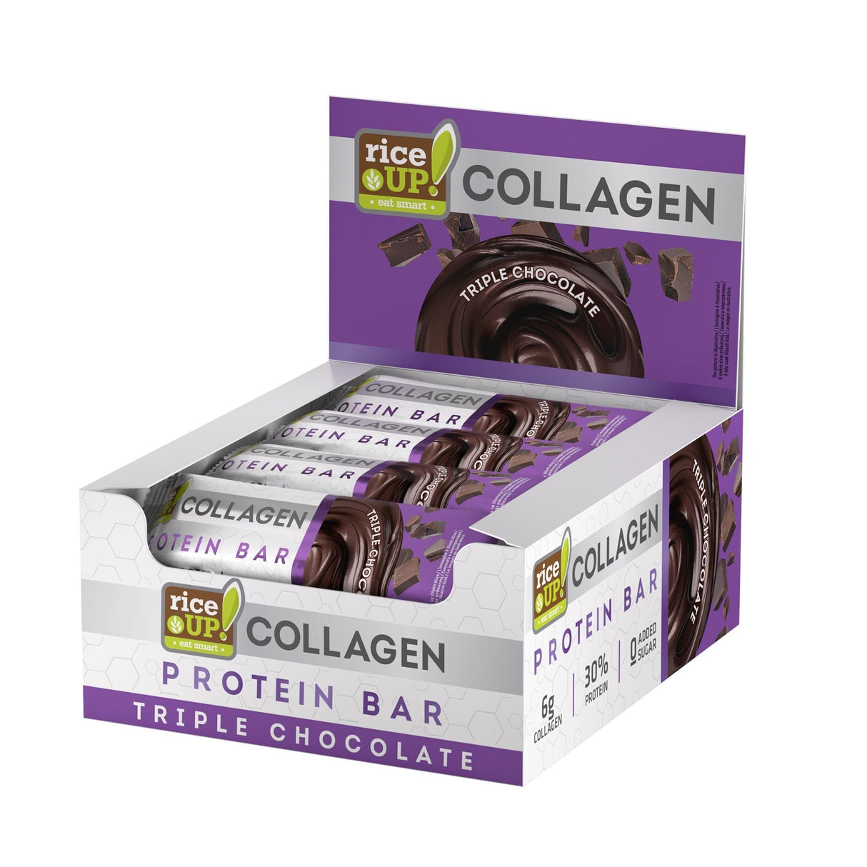 Protein Bar with 6g Collagen & No Added Sugar - 12 x 50g - Feel You