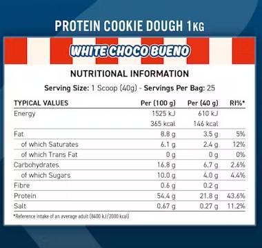 Protein Cookie Dough Dessert - 1000 грама - Feel You