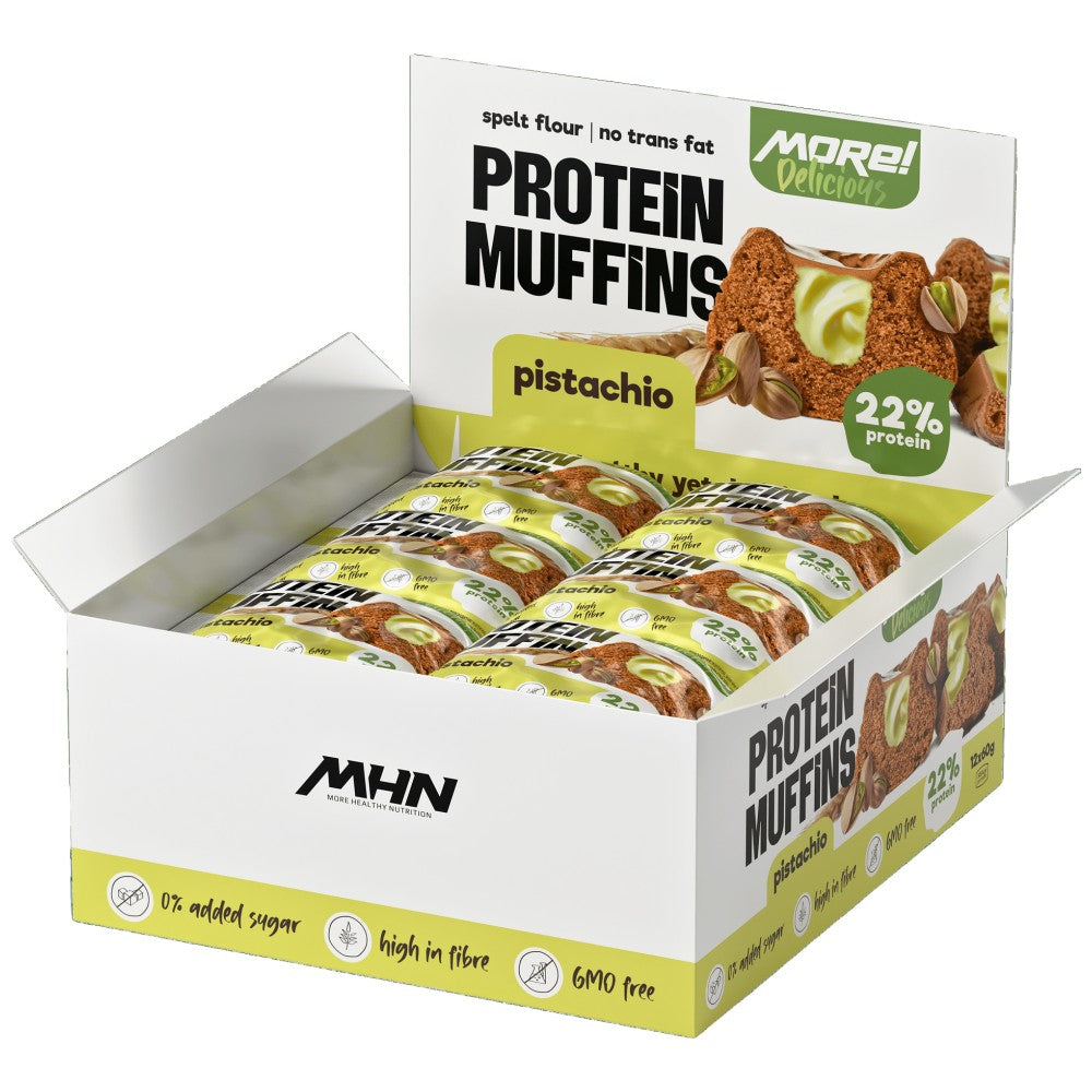 Protein Muffin Double with Zero Added Sugar | New Improved Formula - 12 x 60 грама - Feel You