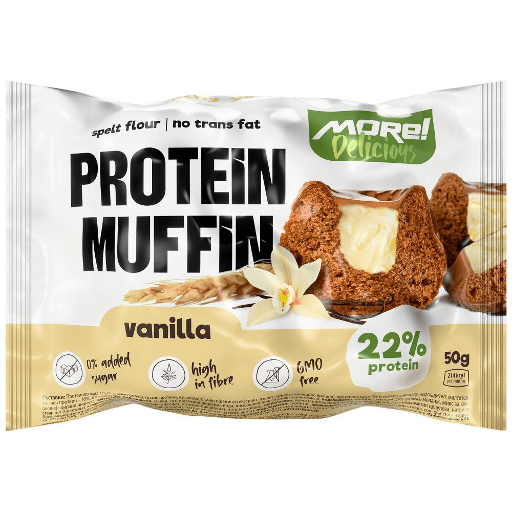 Protein Muffin with Zero Added Sugar | New Improved Formula - 50 грама - Feel You
