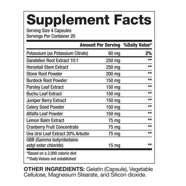 Proven Diuretic | Natural Ingredients Water Pills - 80 капсули - Feel You
