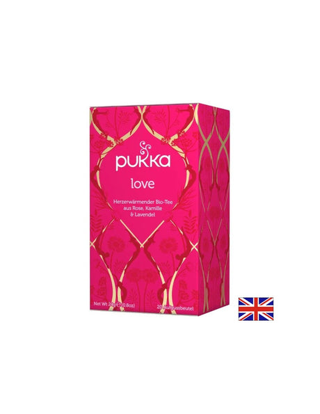 Билков Био чай Pukka love, 20 филтърни пакетчета - Feel You