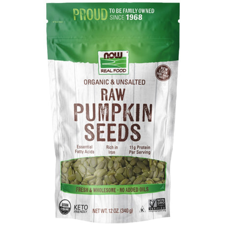 Pumpkin Seeds | Organic, Raw & Unsalted - 340 грама - Feel You