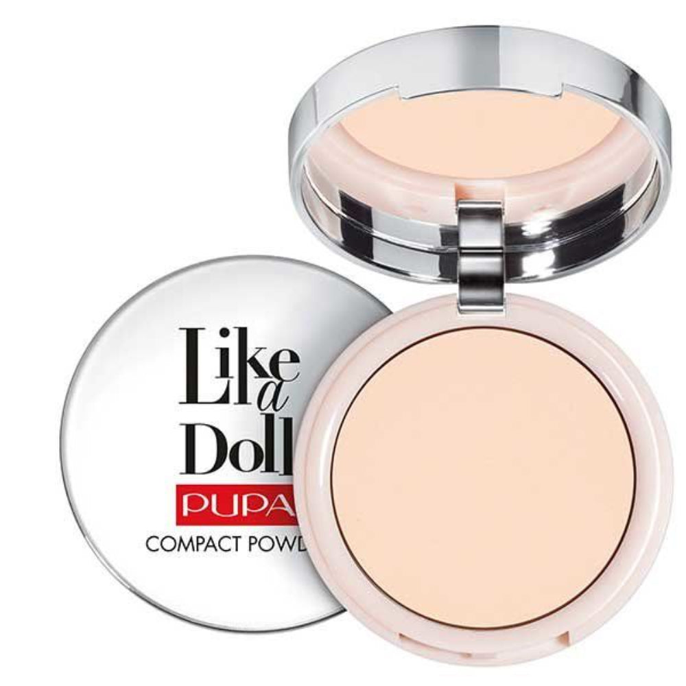 Pupa, Like A Doll, Paraben-Free, Transparent, Compact Powder, 01, Light Beige, 9 g *Tester - Feel You