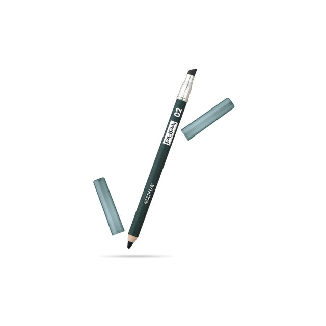 Pupa, Multiplay, Double-Ended, Eyeshadow & Kajal Eyeliner 2-In-1, 02, Electric Green, 1.2 g *Tester - Feel You